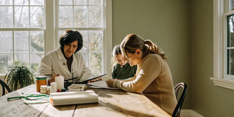 Georgia family organizing records for a GAPP application