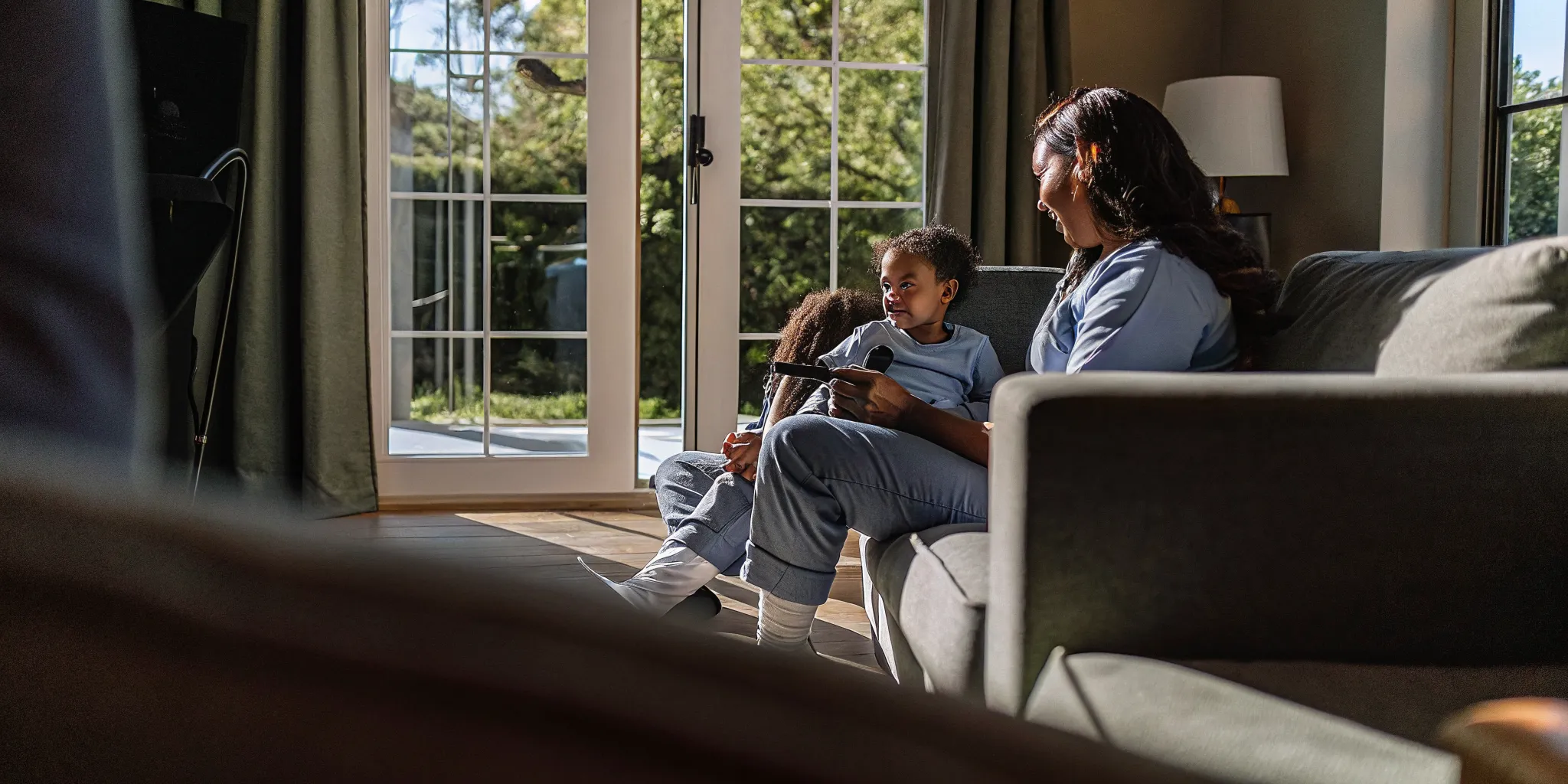 Pediatric nurse providing compassionate in-home care for a child in Augusta, Georgia